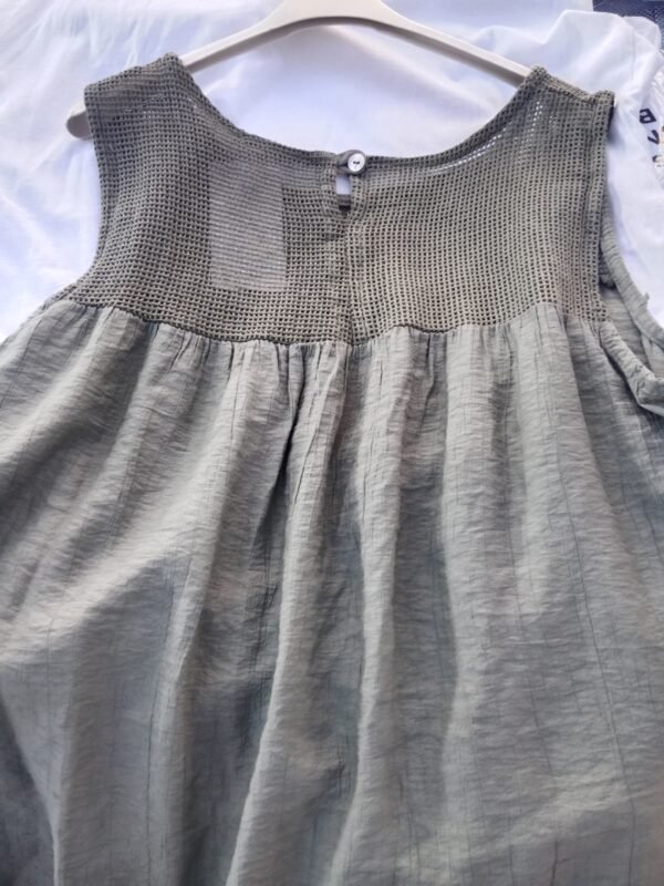 Blusa Rejilla Natural - Frescura Elegante para Días Intensos