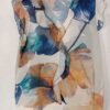 Blusa de Gasa Estampada – Elegancia ligera para los días de verano