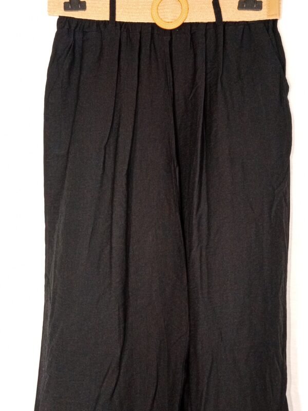 Pantalón Camal Ancho con Cinturón – Frescura y comodidad para los días más activos
