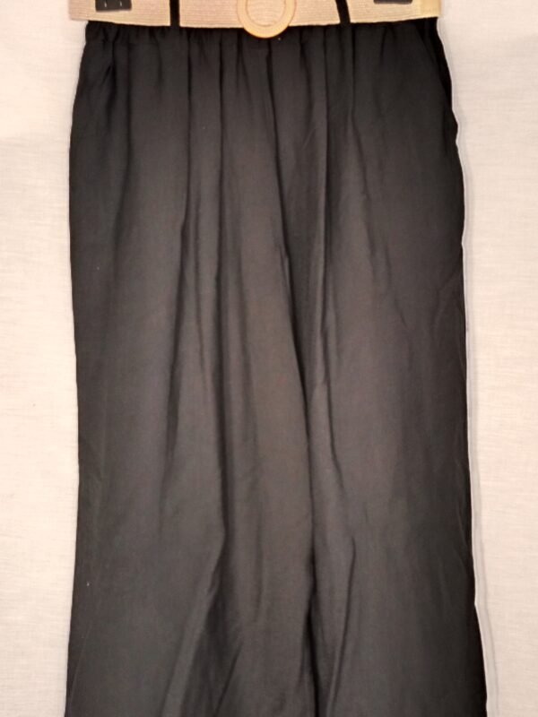 Pantalón Camal Ancho con Cinturón – Frescura y comodidad para los días más activos