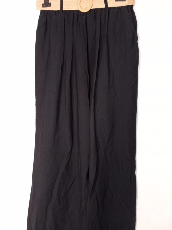 Pantalón Camal Ancho con Cinturón – Frescura y comodidad para los días más activos
