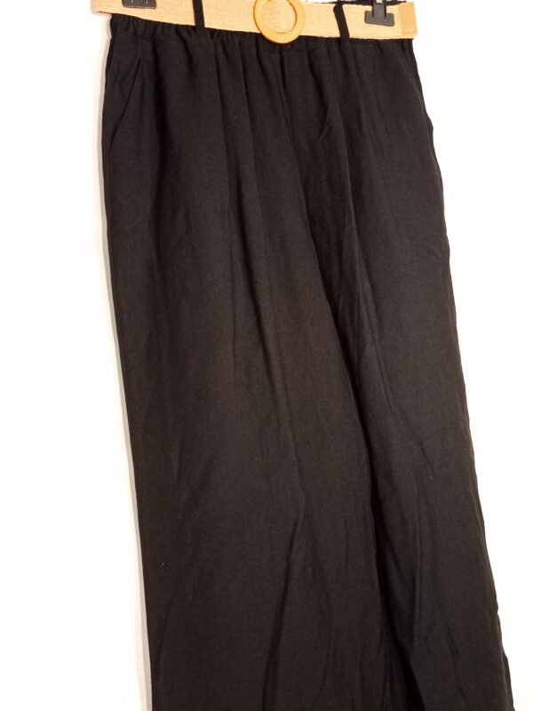 Pantalón Camal Ancho con Cinturón – Frescura y comodidad para los días más activos