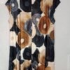 Vestido Estampado de Esferas – Comodidad para los días que no paran